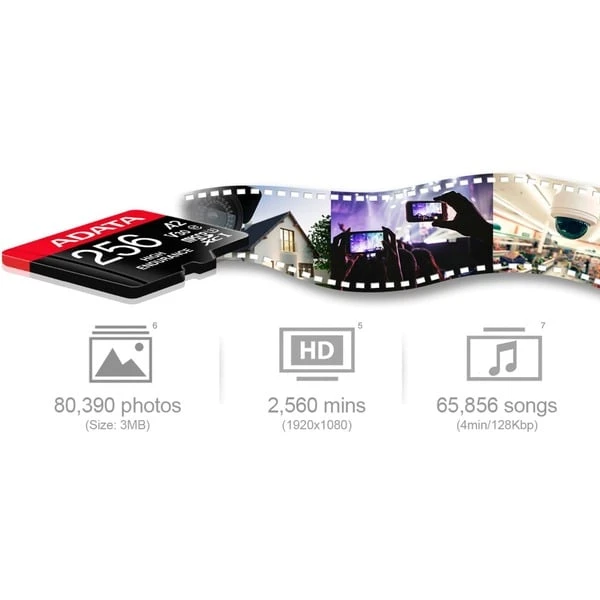 ADATA High Endurance 256 GB MicroSDXC, Speicherkarte 3 ADATA High Endurance 256 GB MicroSDXC, Speicherkarte – Bild 3