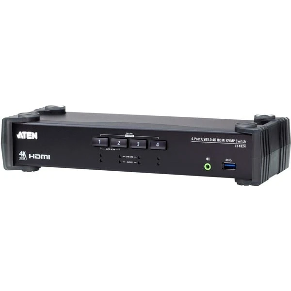 ATEN CS1824 4-Port USB 3.0 4K HDMI KVMP, KVM-Switch