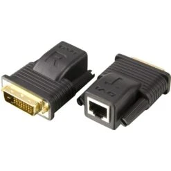 ATEN VE066-at Mini DVI-Extender Cat.5, Adapter