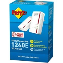 AVM FRITZ!Powerline 1240E WLAN Set 10 AVM FRITZ!Powerline 1240E WLAN Set -Digitu Computer Geschaft AVM FRITZ Powerline 1240E WLAN Set@@lp a64 4