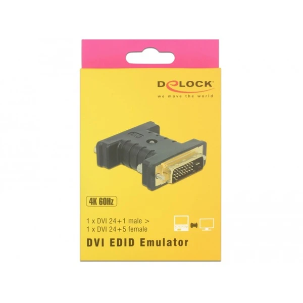 DeLOCK Adapter DVI 24+1 (Stecker) > DVI 24+5 (Buchse), EDID Emulator – Bild 3