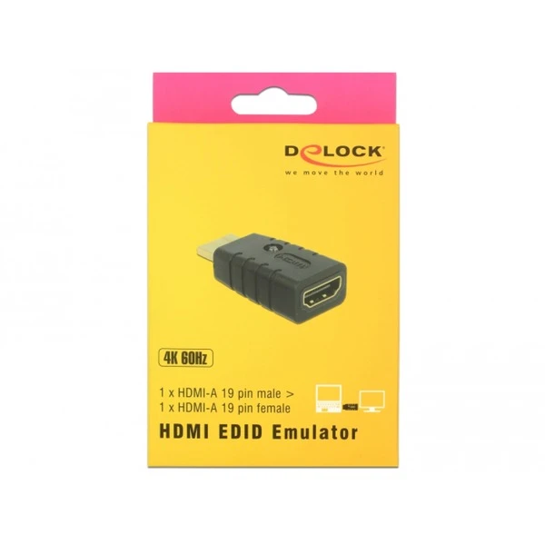DeLOCK Adapter HDMI (Stecker) > HDMI (Buchse), EDID Emulator 3 DeLOCK Adapter HDMI (Stecker) > HDMI (Buchse), EDID Emulator – Bild 3