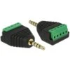 DeLOCK Adapter Klinkenstecker 3,5mm >Terminalblock 5Pin
