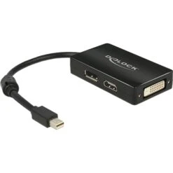 DeLOCK Adapter MiniDisplayport > DisplayPort / HDMI / DVI 3 DeLOCK Adapter MiniDisplayport > DisplayPort / HDMI / DVI -Digitu Computer Geschaft DeLOCK Adapter MiniDisplayport DisplayPort HDMI DVI@@vkz 72 1