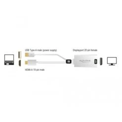 DeLOCK Adapter, USB-A + HDMI Stecker > DisplayPort Buchse 5 DeLOCK Adapter, USB-A + HDMI Stecker > DisplayPort Buchse -Digitu Computer Geschaft DeLOCK Adapter USB A HDMI Stecker DisplayPort Buchse@@rdvcdt41 2