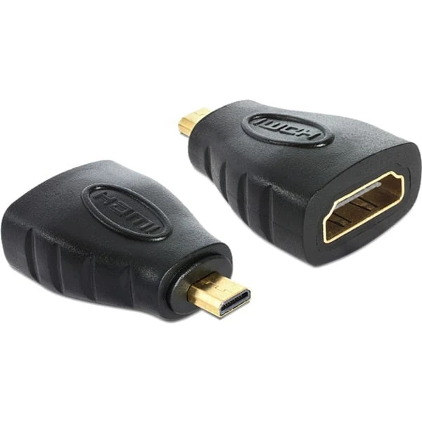 DeLOCK Adapter Micro HDMI-D Stecker -> A Buchse 1 DeLOCK Adapter Micro HDMI-D Stecker -> A Buchse