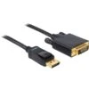 DeLOCK Adapterkabel Displayport Stecker > DVI 24+1 Stecker