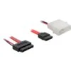 DeLOCK Adapterkabel SATA Slimline > SATA 7 Pin + 2 Pin