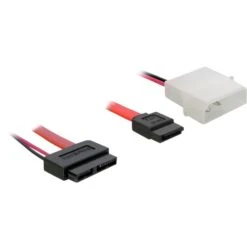 DeLOCK Adapterkabel SATA Slimline > SATA 7 Pin + 2 Pin