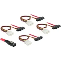 DeLOCK Adapterkabel MiniSAS-36pin > 4x SAS-29pin