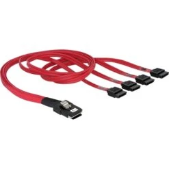 DeLOCK Adapterkabel Mini SAS 36 Pin (SFF 8087) > 4x SATA