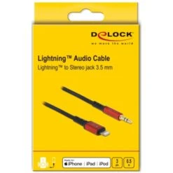 DeLOCK Audiokabel 8Pin Lightning Stecker > Klinkenstecker 3,5mm 3Pin 5 DeLOCK Audiokabel 8Pin Lightning Stecker > Klinkenstecker 3,5mm 3Pin -Digitu Computer Geschaft DeLOCK Audiokabel 8Pin Lightning Stecker Klinkenstecker 3 5mm 3Pin@@1786769 2