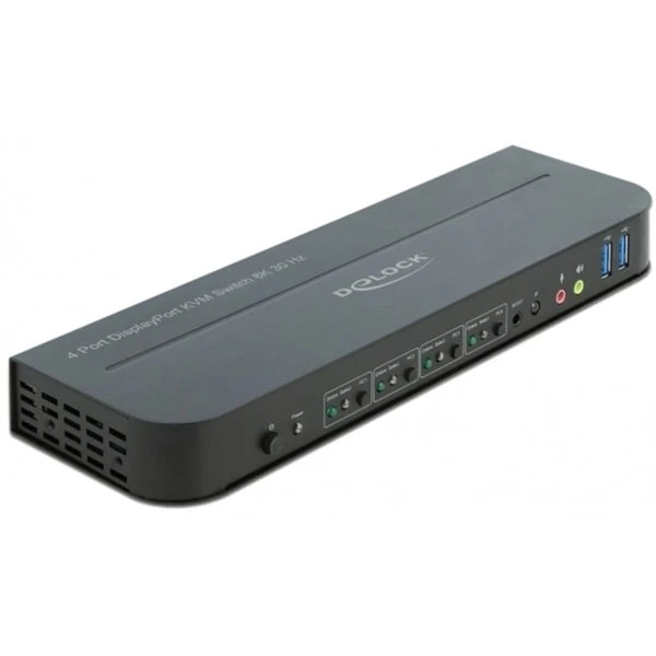 DeLOCK DP 1.4 KVM Switch - 8K 30Hz Mit SB 3.2 Gen 1, KVM-Switch