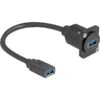 DeLOCK D-Typ USB 3.2 Gen 1 Kabel, USB-A Buchse > USB-A Buchse