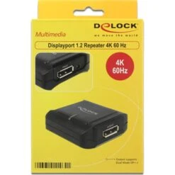 DeLOCK DisplayPort 1.2 Repeater 4K 60Hz, Grafikverlängerung -Digitu Computer Geschaft DeLOCK DisplayPort 1 2 Repeater 4K 60Hz Grafikverl ngerung@@vkz 84 2