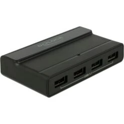 DeLOCK Externer USB 3.2 Gen 2 4 PortHub 10Gbps, USB-Hub