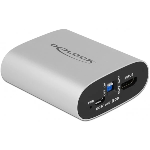 DeLOCK HDMI HD Audio Extractor 4K 60 Hz Zu HDMI Mit EARC, Adapter