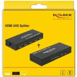 DeLOCK HDMI UHD Splitter 1 X HDMI In > 4 X HDMI Out 4K, HDMI Splitter -Digitu Computer Geschaft DeLOCK HDMI UHD Splitter 1 x HDMI in 4 x HDMI out 4K HDMI Splitter@@1762725 3