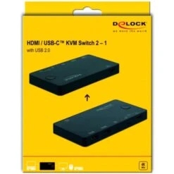 DeLOCK HDMI / USB-C™ KVM Switch 4K 60 Hz Mit USB 2.0, KVM-Switch -Digitu Computer Geschaft DeLOCK HDMI USB C KVM Switch 4K 60 Hz mit USB 2 0 KVM Switch@@1676065 2
