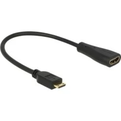 DeLOCK Kabel HDMI Mini C Stecker > HDMI-A Buchse, Adapter
