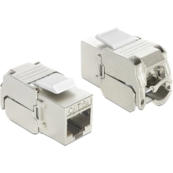 DeLOCK Keystone Modul RJ45 Buchse > LSA Cat.6A, Keystone-Modul 1 DeLOCK Keystone Modul RJ45 Buchse > LSA Cat.6A, Keystone-Modul