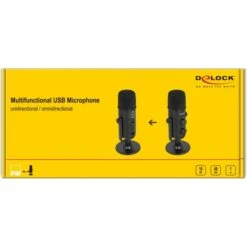 DeLOCK Multifunktionales Doppelkapsel USB Mikrofon -Digitu Computer Geschaft DeLOCK Multifunktionales Doppelkapsel USB Mikrofon@@1832894 5