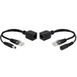DeLOCK Passives PoE Adapter Set RJ-45 > DC 5,5 X 2,1mm