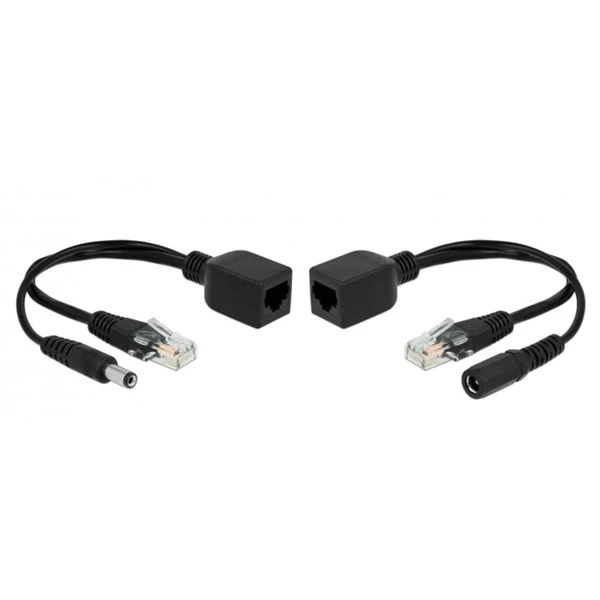 DeLOCK Passives PoE Adapter Set RJ-45 > DC 5,5 X 2,5mm 1 DeLOCK Passives PoE Adapter Set RJ-45 > DC 5,5 X 2,5mm