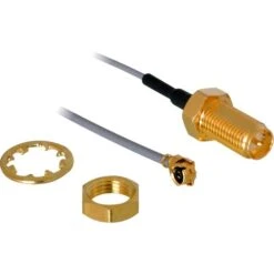 DeLOCK RP-SMA Buchse Zum Einbau > MHF/U.FL-LP-068 Stecker, Adapter