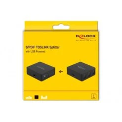 DeLOCK S/PDIF TOSLINK Splitter 1 In 3 Out, Mit USB Stromversorgung, Splitter & Switches -Digitu Computer Geschaft DeLOCK S PDIF TOSLINK Splitter 1 In 3 Out mit USB Stromversorgung Splitter Switches@@1892506 4