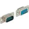 DeLOCK Steckverbinder Sub-D 9Pin Stecker, Lötversion