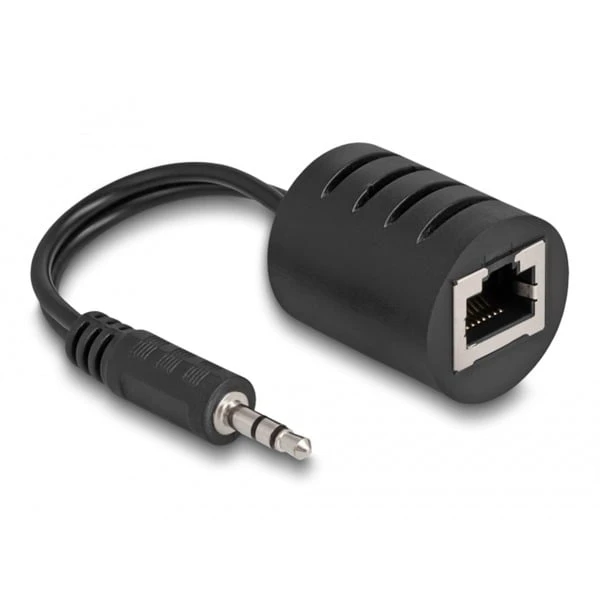 DeLOCK Stereo Audio Extender RJ-45 Buchse > 3,5mm Klinke, Cat.5, Adapter