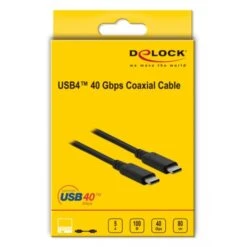 DeLOCK USB4 Gen 3x2 Kabel, USB-C Stecker > USB-C Stecker, Koaxialkabel -Digitu Computer Geschaft DeLOCK USB4 Gen 3x2 Kabel USB C Stecker USB C Stecker Koaxialkabel@@1784377 2