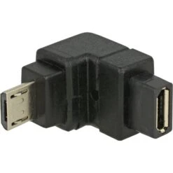 DeLOCK USB 2.0 Adapter, Micro-USB Stecker > Micro-USB Buchse 90°