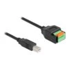 DeLOCK USB 2.0 Adapter, USB-B Stecker > 5 Pin Terminalblock