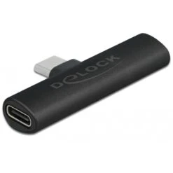 DeLOCK USB 2.0 Adapter, USB-C Stecker 90° > 2x USB-C Buchse