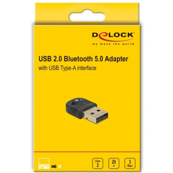 DeLOCK USB 2.0 Bluetooth 5.0 Mini Adapter, Bluetooth-Adapter 4 DeLOCK USB 2.0 Bluetooth 5.0 Mini Adapter, Bluetooth-Adapter – Bild 4