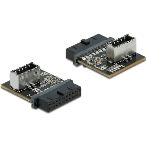 DeLOCK USB 3.2 Gen 1 Adapter, 19Pin Pfostenbuchse > Intern Key A Buchse