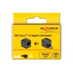 DeLOCK USB 3.2 Gen 1 Adapter Mini, USB-C Stecker > RJ-45 Buchse -Digitu Computer Geschaft DeLOCK USB 3 2 Gen 1 Adapter mini USB C Stecker RJ 45 Buchse@@100003767 2