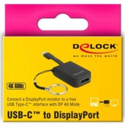 DeLOCK USB Adapter, USB-C Stecker > DisplayPort 4K Buchse -Digitu Computer Geschaft DeLOCK USB Adapter USB C Stecker DisplayPort 4K Buchse@@rdua9p29 2