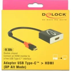 DeLOCK USB Adapter, USB-C Stecker > HDMI Buchse -Digitu Computer Geschaft DeLOCK USB Adapter USB C Stecker HDMI Buchse@@rdua9p17 2