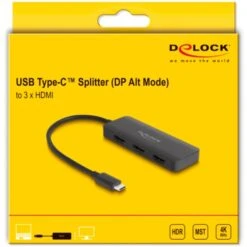 DeLOCK USB-C > 3x HDMI Splitter MST 4K 60Hz -Digitu Computer Geschaft DeLOCK USB C 3x HDMI Splitter MST 4K 60Hz@@100029136 1
