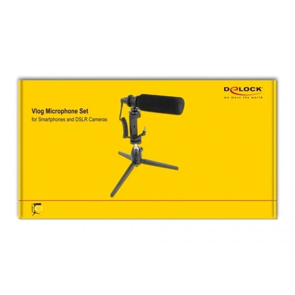 DeLOCK Vlog Shotgun Mikrofon Set 3 DeLOCK Vlog Shotgun Mikrofon Set – Bild 3
