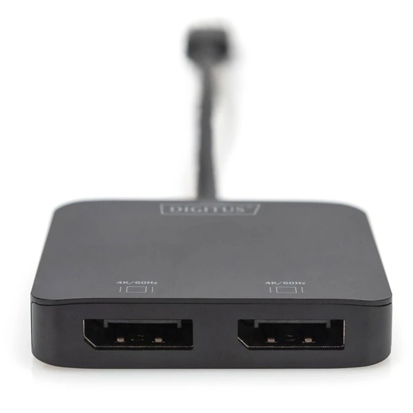 Digitus 2-Port MST Video Hub, USB-C > 2x DisplayPort, Adapter – Bild 2