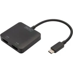 Digitus 2-Port MST Video Hub, USB-C > 2x HDMI, Adapter