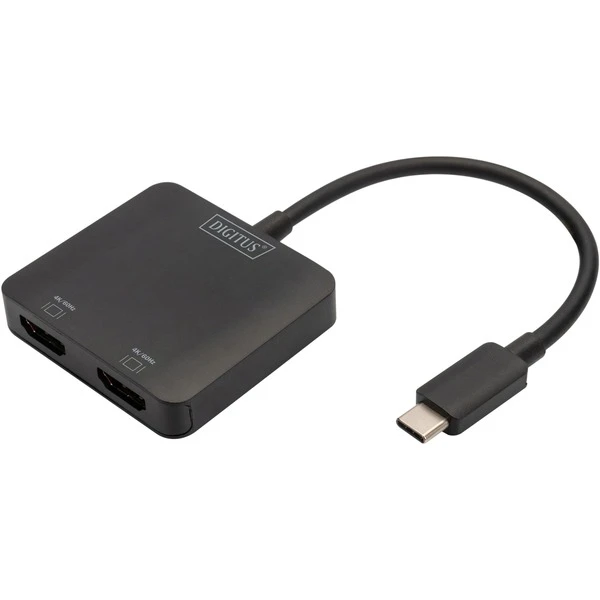 Digitus 2-Port MST Video Hub, USB-C > 2x HDMI, Adapter