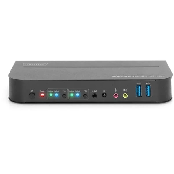 Digitus KVM-Switch 2-Port 4K60Hz 2 Digitus KVM-Switch 2-Port 4K60Hz – Bild 2