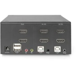 Digitus KVM-Switch Dual-Display 4K HDMI -Digitu Computer Geschaft Digitus KVM Switch Dual Display 4K HDMI@@1805918 2