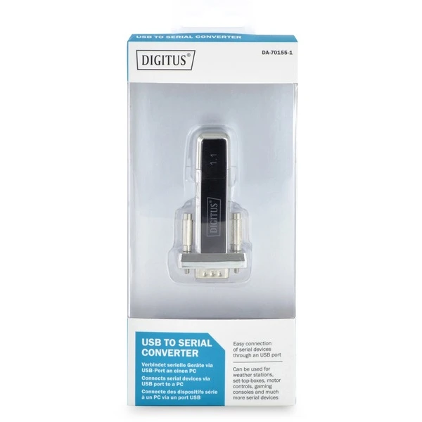 Digitus USB 1.1 Adapter, USB-A Stecker > Seriell RS232 Stecker – Bild 3