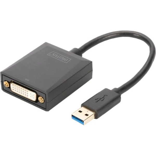 Digitus USB 3.2 Gen 1 Adapter, USB-A Stecker > DVI Buchse